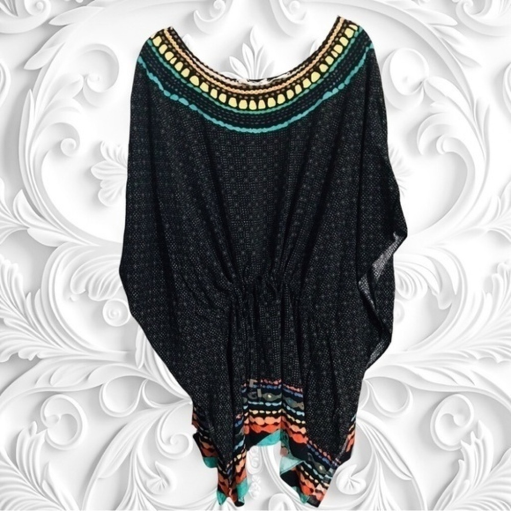 Rachel Roy + Seu Jorge colorful Kimono Style Blouse Size Medium